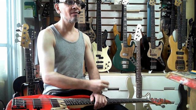 ELECTRIC BASS DEMO Bacchus TF501 Customized смотреть онлайн