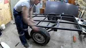 Прицеп Титан 2513-05  2.5*1.3м Обзор. Отзыв владельца.Сборка . Плюсы и минусы.