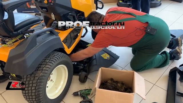 Ремонт садового трактора Cub Cadet или Caiman день в день. Только здесь! Такого .mp4