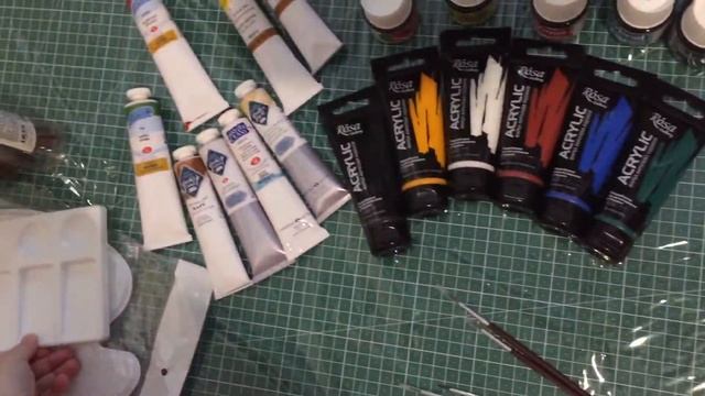 Домашний набор художника у Ани и Нелли смотреть онлайн