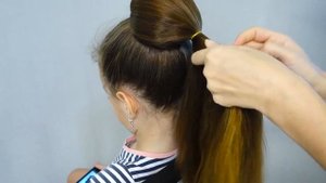Прическа Бабетта с косами | ПРОСТАЯ прическа для девочек | Simple hairstyle BABETTE