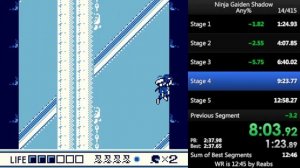 Ninja Gaiden Shadow (GB) Speedrun in 12m 51s