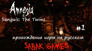 Amnesia: Sanguis The Twins - прохождение хоррор #1 犬 поиски брата