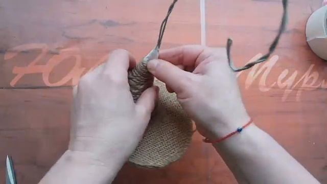 DIY ПАСХАЛЬНЫЙ ДЕКОР ИЗ ДЖУТА И МЕШКОВИНЫ ДЛЯ ДОМА  // ПАСХАЛЬНАЯ КОМПОЗИЦИЯ //поделки своими рукам