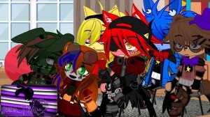 FNAF 6 Reacts To The Shadow Bonnie Song | FNAF | Gacha Club