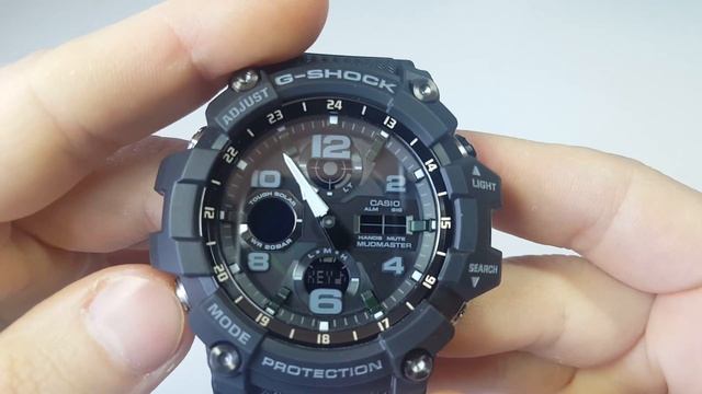 Настройка CASIO G-SHOCK GWG-100-1A. Setting смотреть онлайн