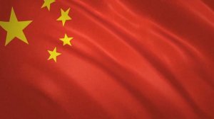 Развевающийся флаг Китая / Waving Flag of China