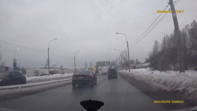 ДТП  Выборгское шоссе  смертельное12.02.2018г(13.30)
