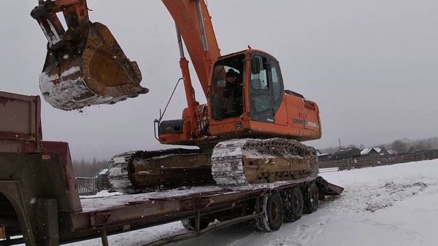 Как круто заезжает экскаваторщик