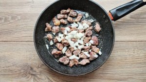 Бурый рис с говядиной