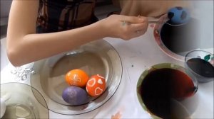 Необычные способы окраски пасхальных яиц / Unusual ways of dyeing Easter eggs