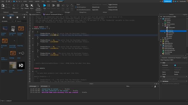 КАК СДЕЛАТЬ ТАБЛИЦУ ДОНАТЕРОВ И ТАБЛИЦУ ДОНАТА В ВАШУ ИГРУ В ROBLOX? смотреть онлайн