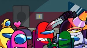 don't touch my child meme among us