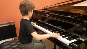 Карл Черни этюд N 24 оп.299, Миша Андреев, 9. Carl Czerny, etude N24 op.299, Misha Andreev, 9