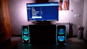СОЕДИНИЛ ДВЕ КОЛОНКИ SONY EXTRA BASS ПОСЛУШАЙ КАК ЗВУЧИТ