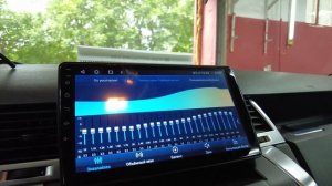 Установка магнитолы Android 9" + камера заднего вида на автомобиль Land Rover Range Rover Sport 2008