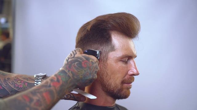 Burst Fade With Pompadour Hairstyle Tutorial