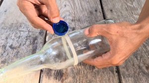 How to cut a glass bottle is easy and simple