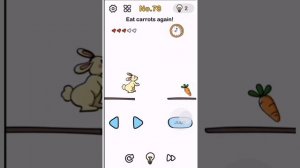 Brain Out Level 78 - Eat Carrots Again Walkthrough Solutions