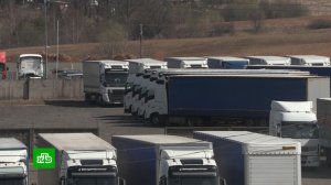 На выезде из ЕС скопились очереди из белорусских и российских фур