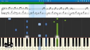 Ilya Beshevli - Wanderer (на пианино Synthesia cover) Ноты и MIDI