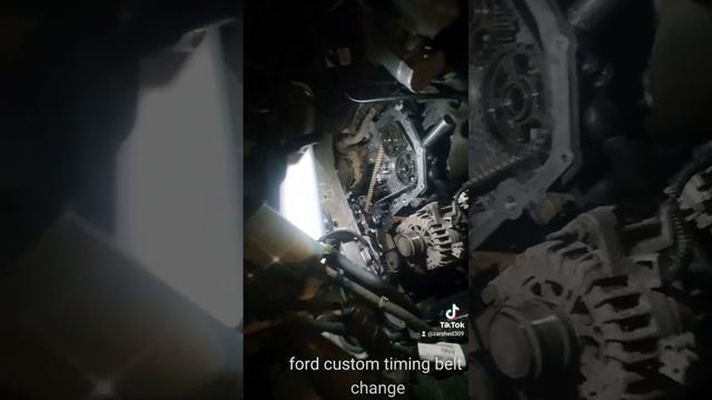 ford transit custom 2018 timing belt change