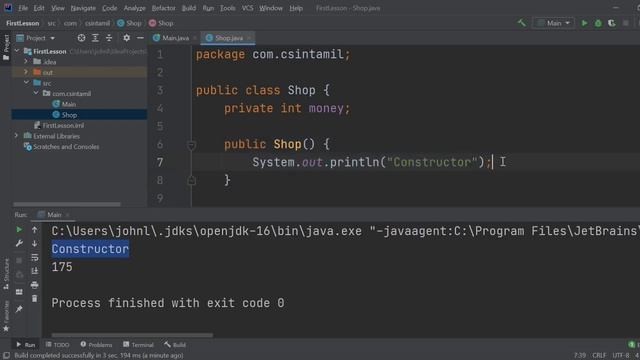 Java Programming - 19 | Class Constructor | Tamil