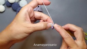 COMO HACER MEDUSAS AMIGURUMI .MOVIL MARINO 2 PARTE