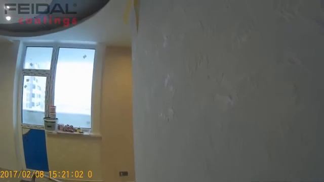 Прочное и красивое покрытие из моделирующей шпатлевки и декоративной краски FEID смотреть онлайн