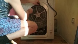 Как заменить ремень в стиралка Самсунг!