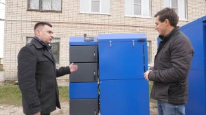 Пеллетный котел с ретортной горелкой Тепловъ ТР-35