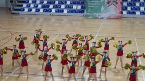 Выступление на соревнованиях по чир спорту (Казань)