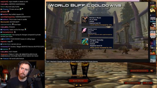 Asmongold Reacts to "TOP 7 Mechanic Changes We'll See in Classic WoW Coming From Private Servers" смотреть онлайн