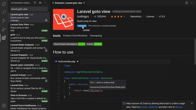 How To Setup Your Laravel Environment In VS Code - Laravel getting started docs | 2021