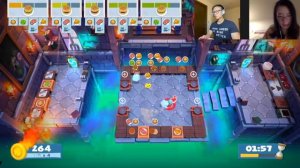 Overcooked 2, story mode 3-2 four star!