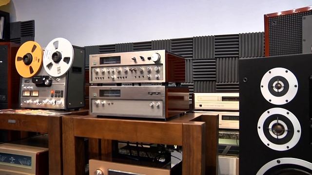 Sony SS-8150 & Sony tae-8450 Sony tan-8550 & open reel deck Victor TD-5000SA тест Oldplayer смотреть онлайн