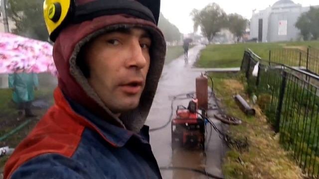 СВАРКА. ПОРЫВ НА ТЕПЛОТРАССЕ