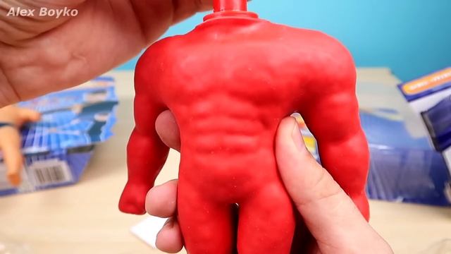 Мучаю игрушку антистресс Стретч Армстронг! Что если бросить его с высоты 100 метров? alex boyko