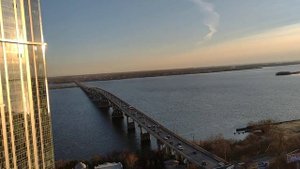 Виды Саратова с высоты с разных точек. Главный небоскреб вблизи.