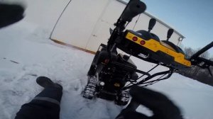 Чистка снега и ковыряния со сцеплением пускача ЮМЗ