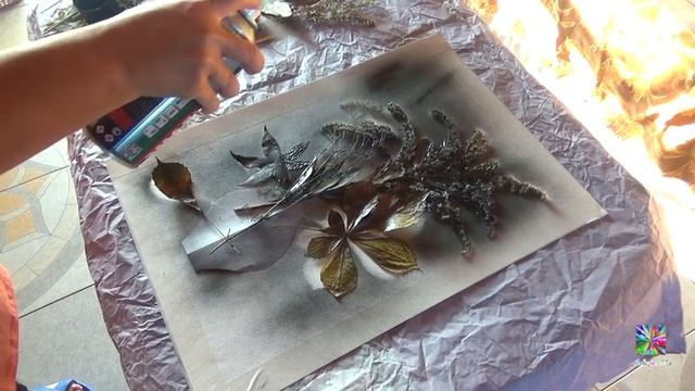 Лайфхак как просто, эффектно нарисовать картину для интерьера! смотреть онлайн