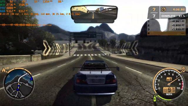 NFS Most Wanted PC Benchmark 980 Ti 4k ~ 2160p [Maintaining 60 FPS] смотреть онлайн