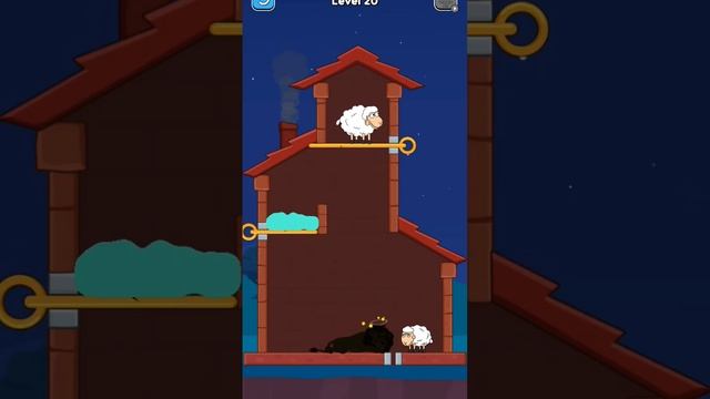 Gameplay hero sheep gaming - Mobile game puzzle type #shorts #games #videogaming #mobilegaming #ad