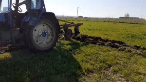 ЛТЗ-55 Вспашка целины и ЮМЗ-6 культивирует.Приехали соседнее село,помогаем другу.