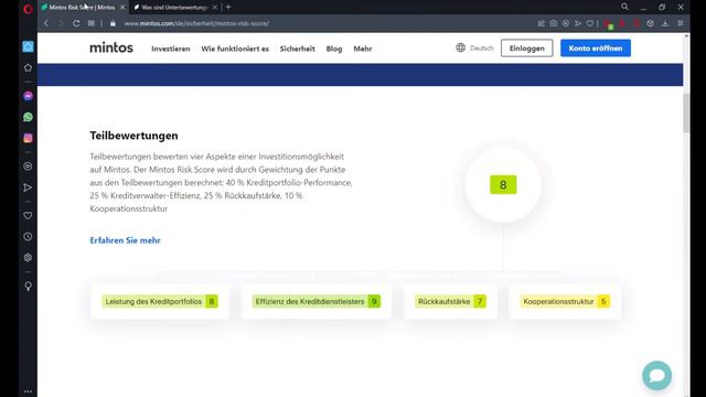 Mintos ⚠️ risk score 🔥 | einfach erklärt | Deutsch | смотреть онлайн