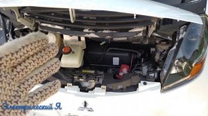 Mitsubishi i-miev ??? как установить воздушный отопитель ?