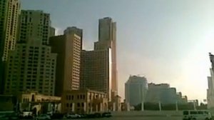 Panoramic view at Jumeirah Beach Residence in Dubai