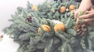 Новогодний венок из Пихты Нобилис.