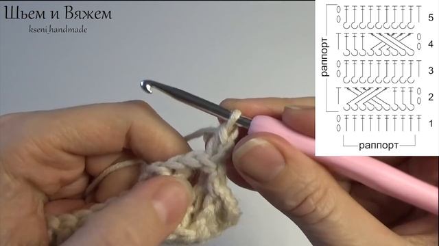 Женская вязаная повязка на голову крючком. Видео мастер класс. Crochet Headband Pattern смотреть онлайн