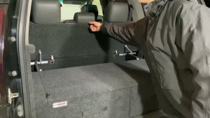Органайзер - спальник Комфорт в багажник автомобиля Toyota Land Cruiser Prado 120